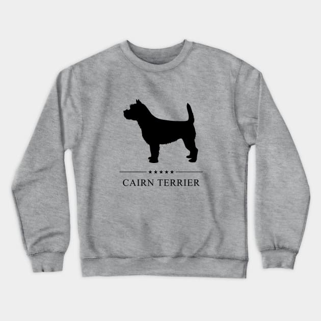 Cairn Terrier Black Silhouette Crewneck Sweatshirt by millersye